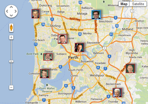 Estimate shoulder Parliament Creating a user map with the Google Maps API | Brad Smith's Coding Blog